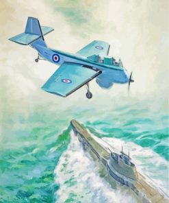 Royal Navy Plane Arts paint by numbers