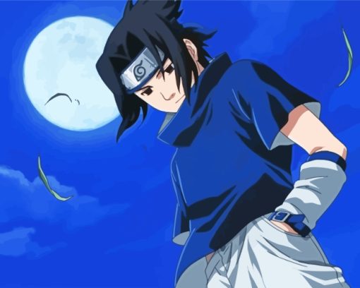 Sasuke Uchiha Naruto Anime paint by numbers