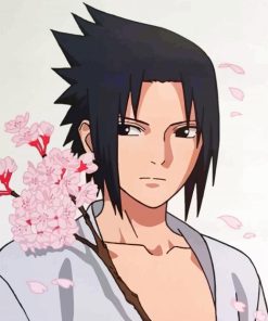 Sasuke Anime paint by numbers