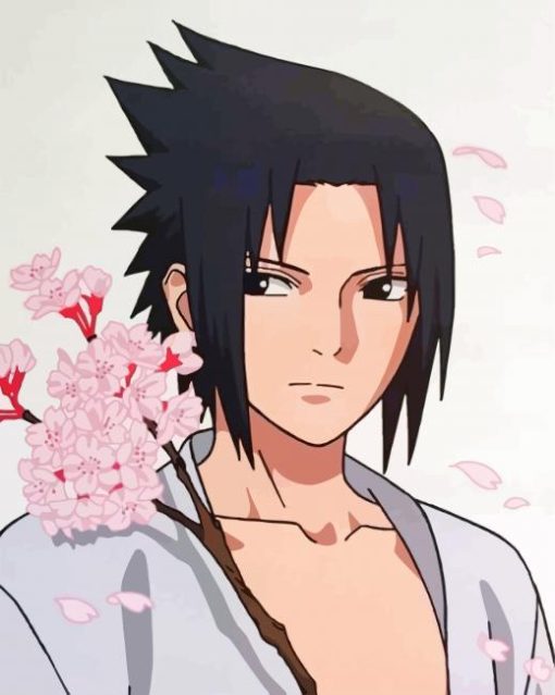 Sasuke Anime paint by numbers