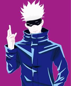 Satoru Gojo Jujutsu Kaisen Anime paint by numbers