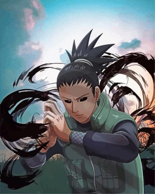 Shikamaru Nara Anime paint by numbers