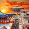 Shree Pashupatinath Temple paint by numbers