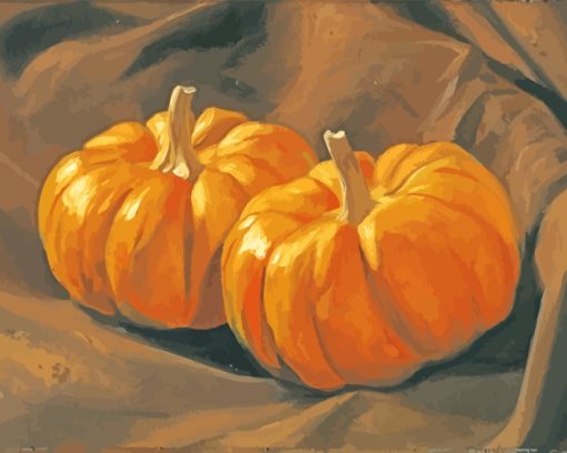 Still Life Pumpkins paint by number