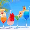 Summer Cocktail Drinks paint by number