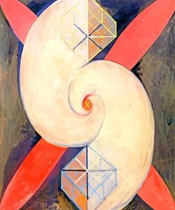 Swan No 21 By Hilma Af Klint paint by numbers