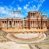 Teatro Romano De Malaga Spain paint by numbers