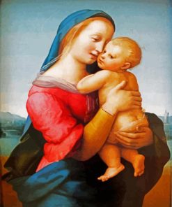 Tampi Madonna By Raphael paint by number