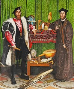 The Ambassador By Holbein paint by numbers