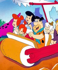 The Flintstones Characters paint by numbers