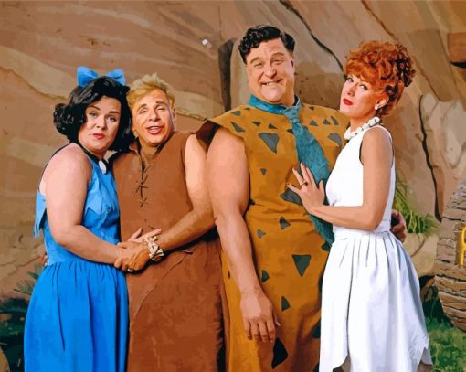 The Flintstones Movie paint by numbers