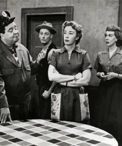 The Honeymooners Actorspaint by numbers