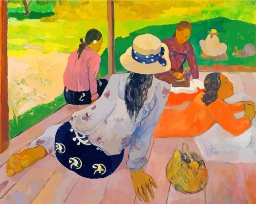 The Siesta By Gauguin paint by numbers