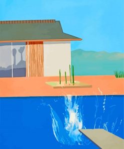 The Splash By Hockney paint by numbers