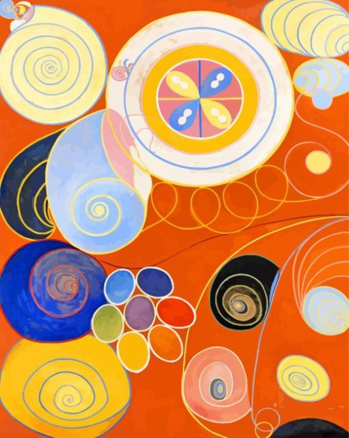 The Ten Largest By Hilma Af Klint paint by number