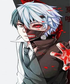 Tokyo Ghoul Anime Kaneki paint by numbers