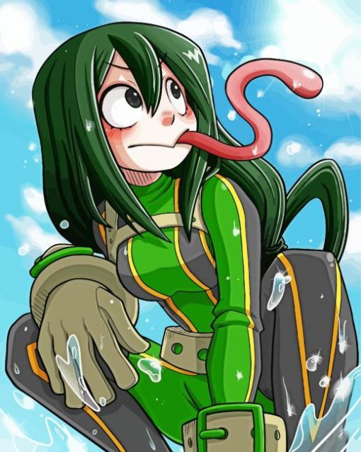 Tsuyu Asui Froppy paint by numbers