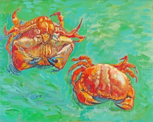 Two Crabs Art paint by numbers