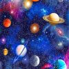 Universe Planets paint by numbers