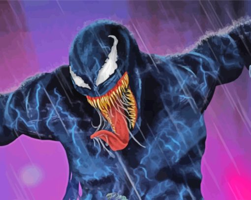 Venom Movie Art paint by numbers