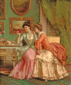 Victorian Ladies paint by numbers