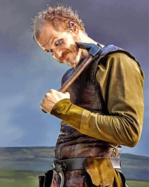 Vikings Floki paint by numbers