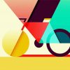 Abstract Aesthetic Bicycle paint by number