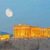 Acropolis Of Athens Greece paint by number