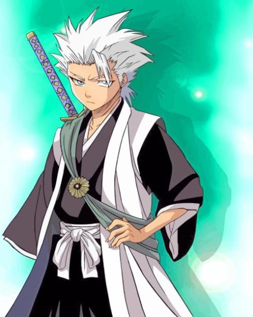 Hitsugaya Anime paint by numbers