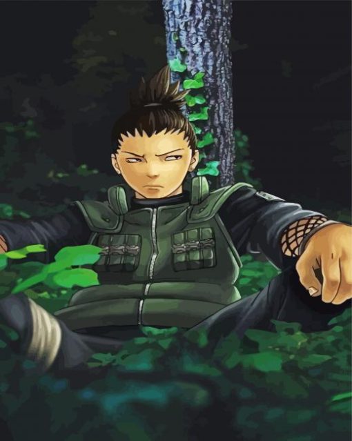 Aesthetic Shikamaru Nara paint by number