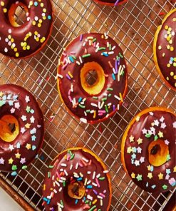 Aesthetic Chocolate Doughnuts paint by numbers