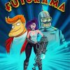 Aesthetic Futurama paint by numbers