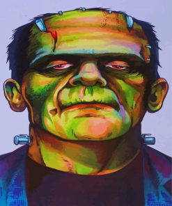 Aesthetic frankenstein paint by number