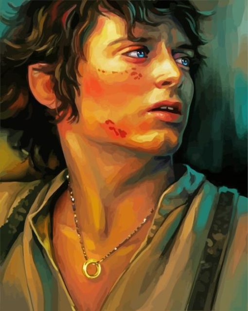 Aesthetic Frodo paint by number