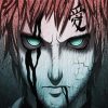 Aesthetic Gaara Anime paint by numbers