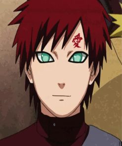 Aesthetic Gaara paint by numbers