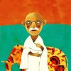 Aesthetic Gandhi paint by numbers