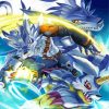 Aesthetic Garurumon paint by number