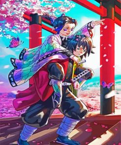 Aesthetic Giyu Tamioka Kimetsu No Yaiba paint by number