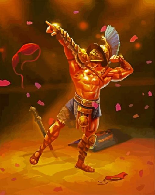 Aesthetic Gladiator Man