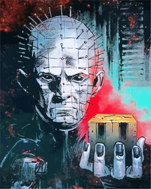 Hellraiser Pinhead paint by numbers