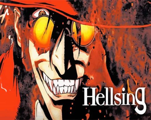 Hellsing Anime paint by numbers