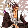 Aestehtic Kenpachi Zaraki paint by numbers