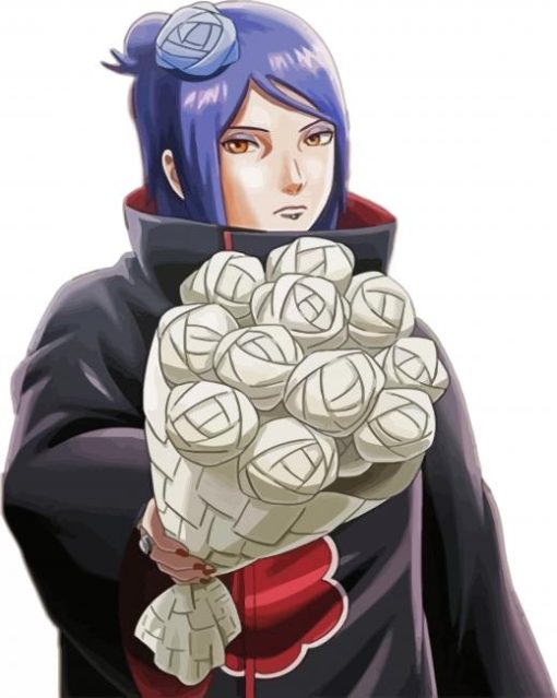 Aesthetic Konan Naruto Anime paint by numbers