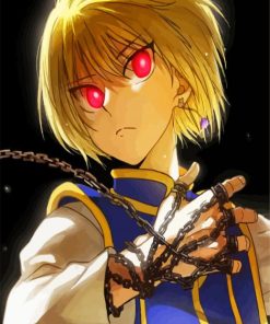 Aesthetic Kurapika paint by numbers