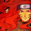 Aesthetic Kushina Uzumaki Naruto Anime paint by numbers