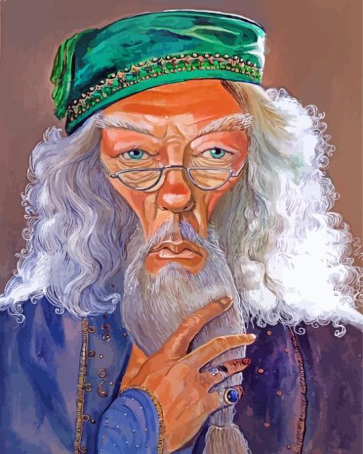 Aesthetic Professor Albus Dumbledore paint by number