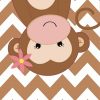 Aesthetic Cute Monkey paint by numbers