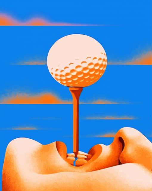 Aesthetic Golf paint by number