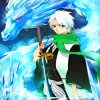 Aestehtic Toshiro Hitsugaya Bleach Anime paint by numbers